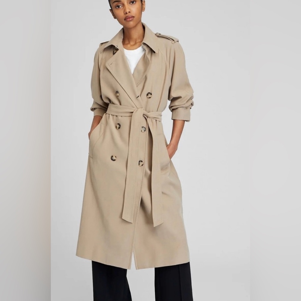 Club Monaco Draped Trench Coat